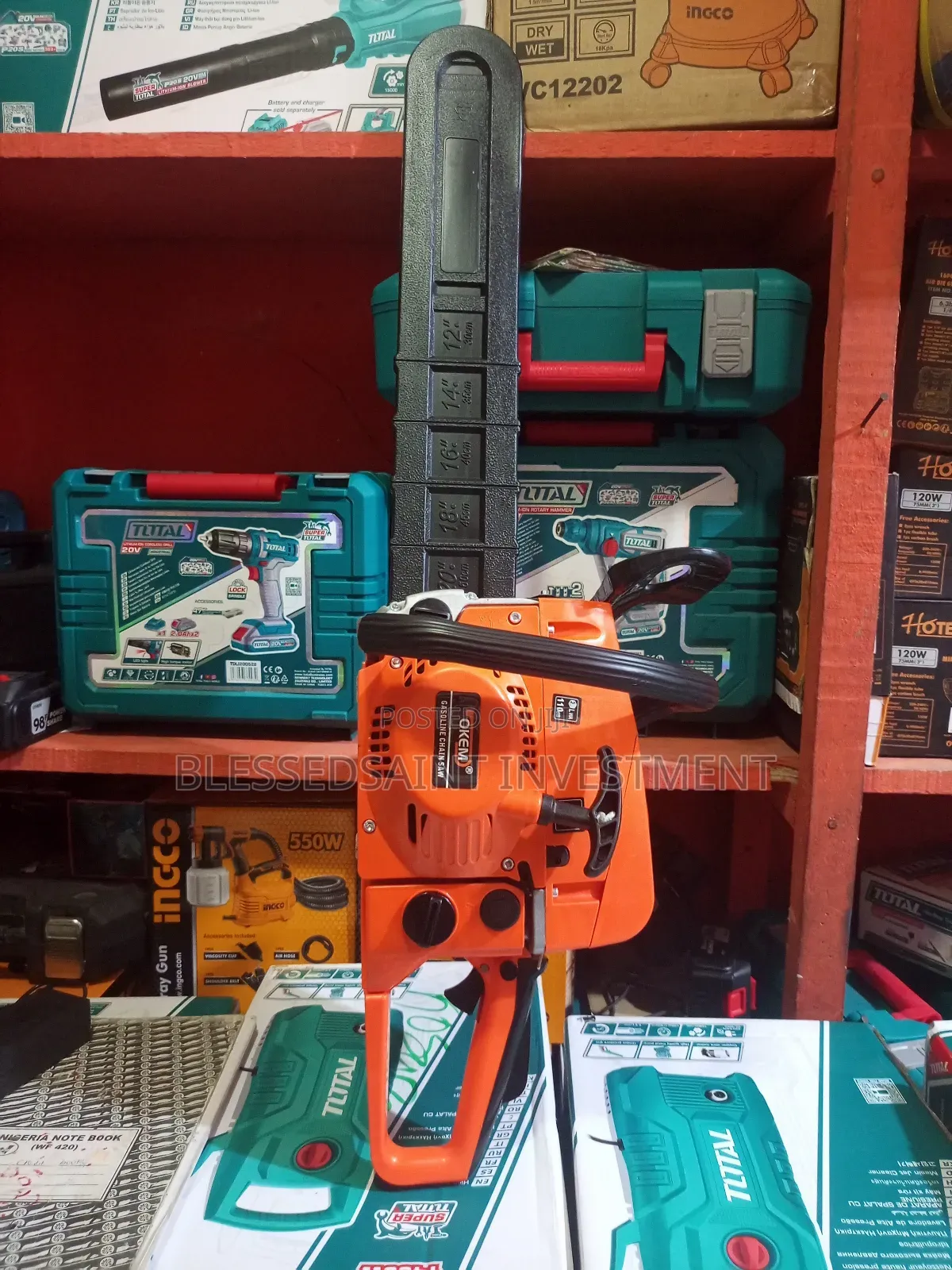 Okem Gasoline Chainsaw Machine 20"
