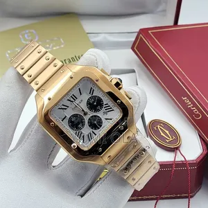 Cartier Chronograph Rose Gold Wristwatch