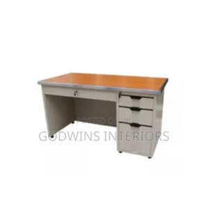 Metal Office Table With Drawers