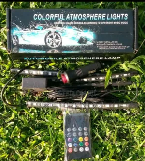 Colourful Car Interior Atmosphere Lights