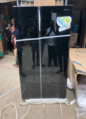 Brand New Bruhm Side-Side Refrigerator>>526L>>Black Mirror>