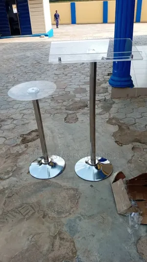 High Quality Unbreakable Acrylic Single Pole Pulpit