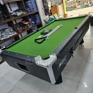 Premium 8ft Marble Pool Table – Coin-Operated for Business