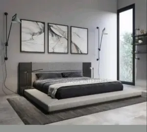 Classified Model Padded Floating Bed Frame