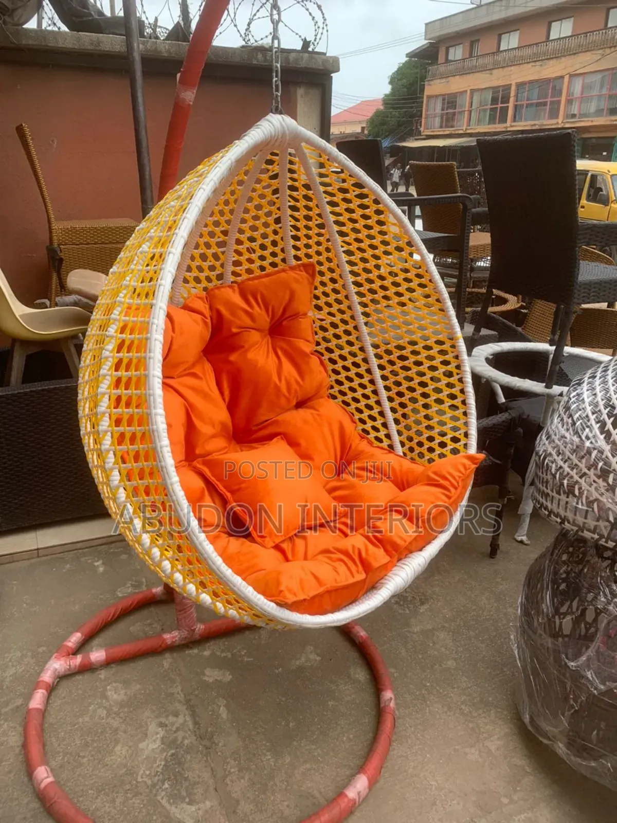 Orange Swing Chair