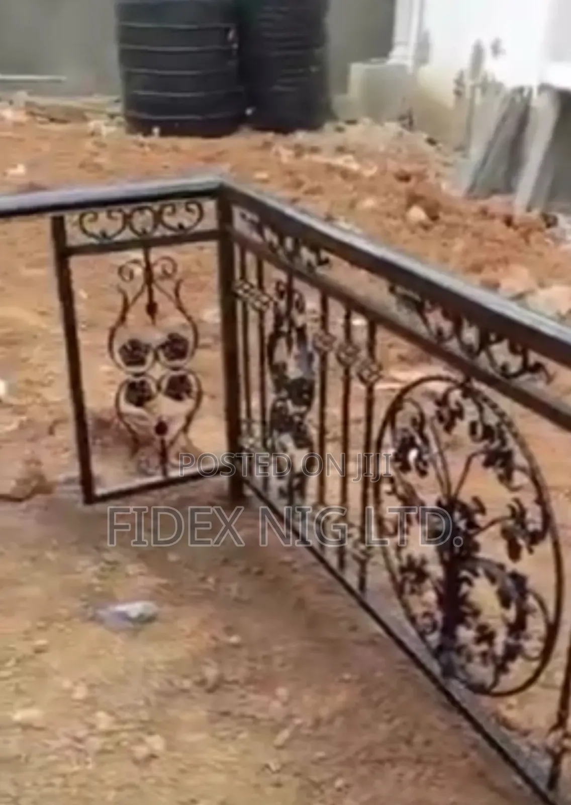 Rot Iron Handrail