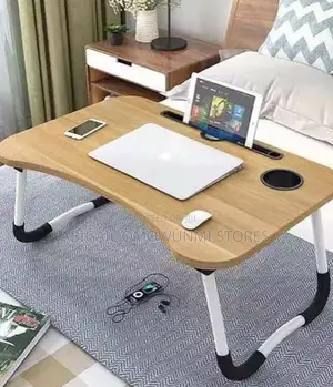 Bed Side Wooden Foldable Laptop Table