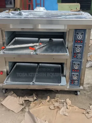 2 Desk 4 Trays Gas Banking Oven