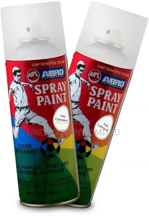 Abro Spray Paint White Abro