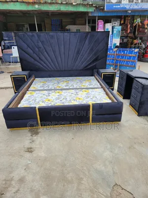 Well Designed Upholstery 6by6 Bed