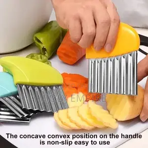 Stainless Steel Wavy Knife Potato Cutter Chips French