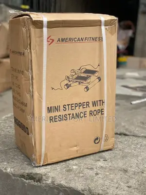 American Fitness Mini Stepper With Exercise Rope