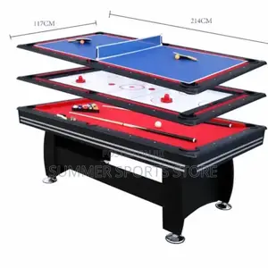 7ft 3in1 Board (Snooker, Table Tennis and Air Hockey)