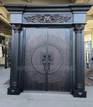 5ft by 7ft Copper Security Door With Ark Royal Home