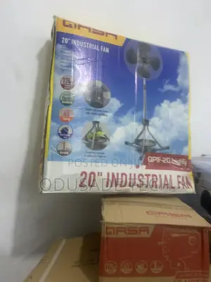 Opulent Flow Qasa 20'' Industrial Standing Fan - Qpif-20