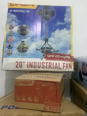 Pinnacle Spin Qasa 20'' Industrial Standing Fan - Qpif-20