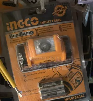 Ingco Heavy Duty Waterproof Head Lamp