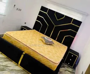 4/6 Black Gold Bedframe