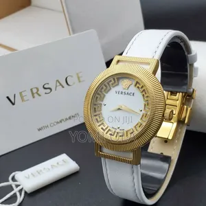 Versace White Dial Ladies Wristwatch