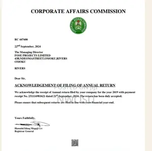 CAC Post Incorporation Filings - Change Of Address/Email Etc