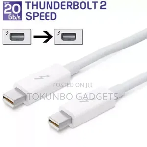 Apple Thunderbolt 2 Cable Cord 2m Male to Tb2 Male (20gb/S)