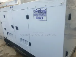 Air Cooling System 60kva Perkins Soundproof Diesel Generator