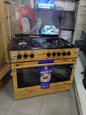 Maxi Standing Cooker Automatic 4 Gas / 2 Electric With Oven