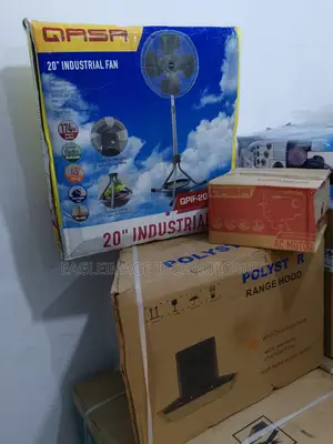Adjustable QASA 20'' Industrial Standing Fan