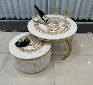 Classic Luxury Table Set, Brand New and Marble Top.
