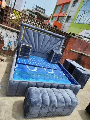 Quality 6by6 Complete Set of Upholstery Padded Bed