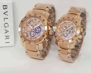 Bvlgari Chronograph Couple Wristwatch