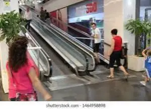 Modern Glass Elevator Escalator Shopping Mall Lift