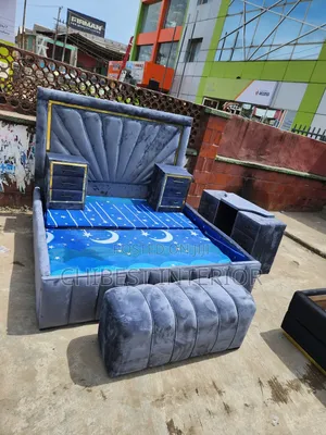 Neatly Padded Set of 6by6 Bed.