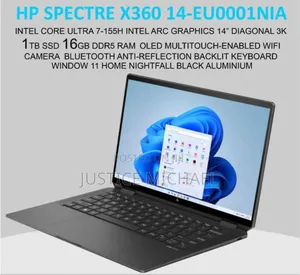 New Laptop HP Spectre X360 16GB Intel Core Ultra 7 SSD 1T