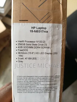New Laptop HP 250 G8 4GB Intel Celeron SSD 256GB