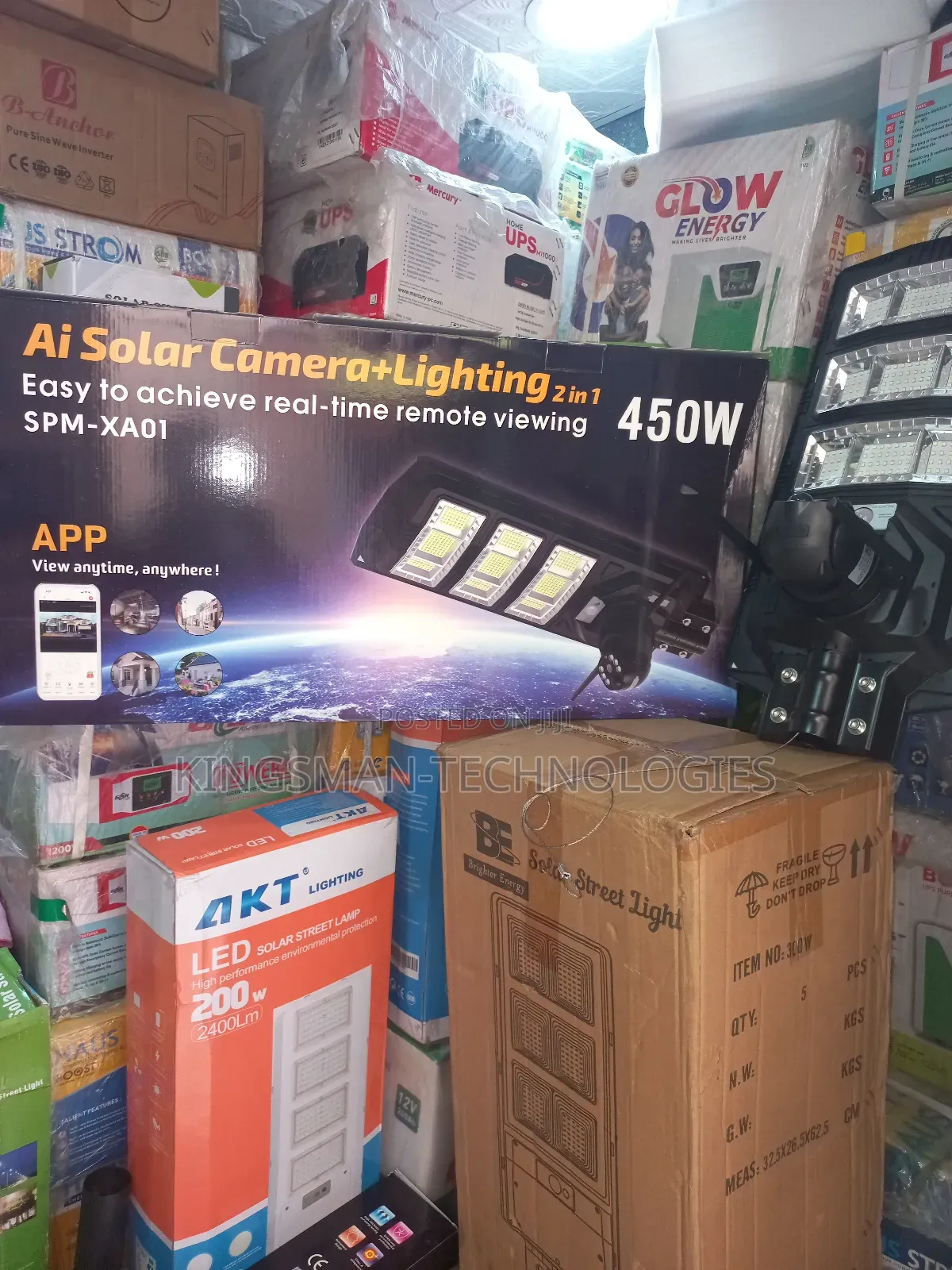 450watt Solar Light Camera