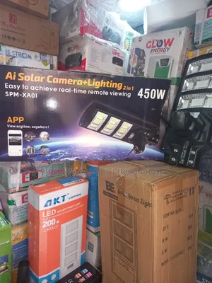 450watt Solar Light Camera