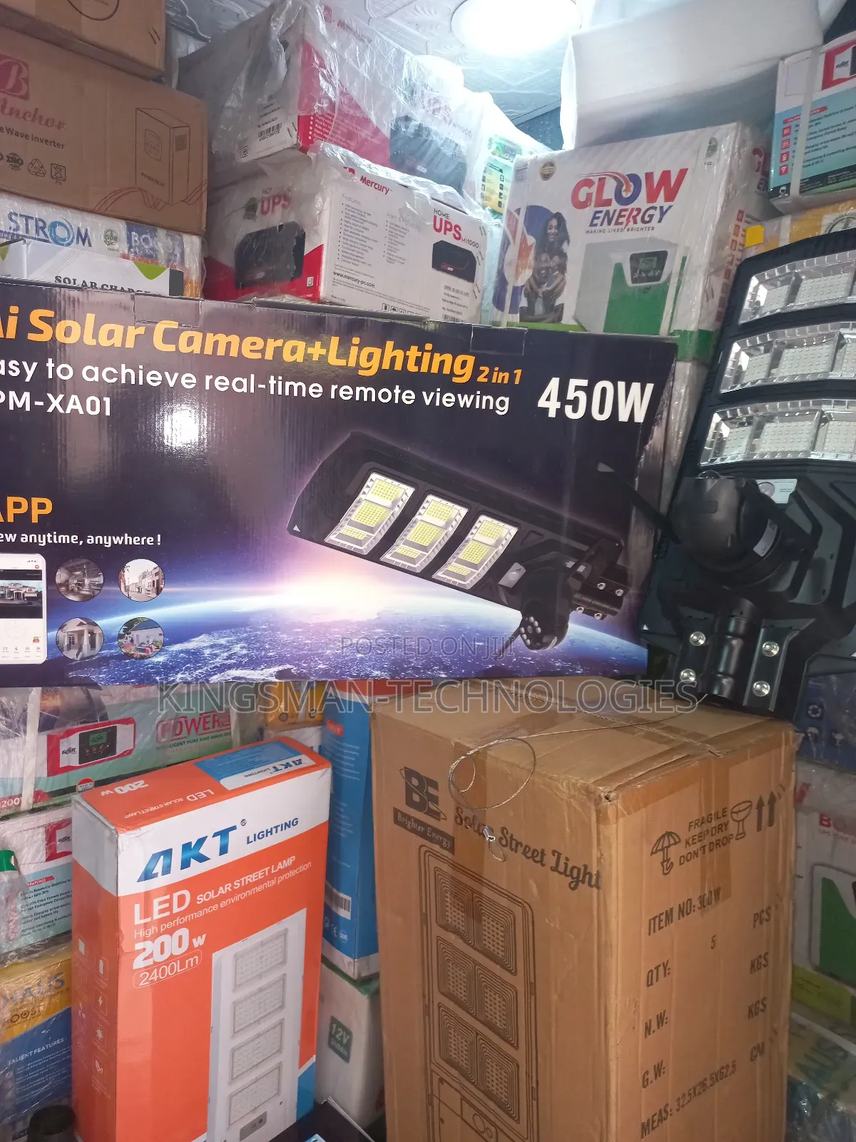 450watt Solar Light Camera