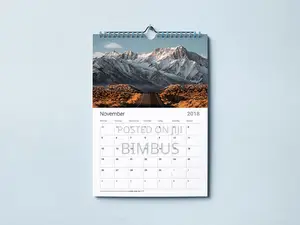 Printed Wall Calendar