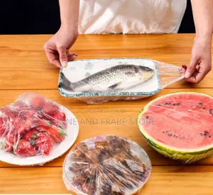 Disposable Plastic Elastic Food Cover- 100pcs