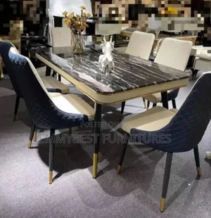 Luxury Classic Marble Dinning Set.