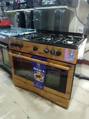 Maxi Standing Cooker 5 Gas Burner Automatic With Oven Grill