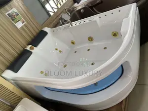 Mini Spa Double Jacuzzi With Gold Accessories