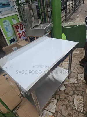 4ft Stainless Steel Working Table With Backsplash(Wide 80cm)