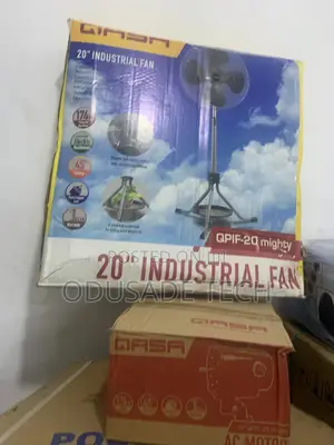 The Ideal Qasa 20'' Industrial Standing Fan - Qpif-20 Mighty