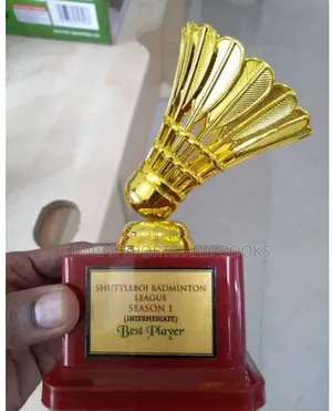 Badminton Sport Trophy