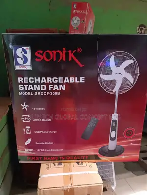 Sonik Rechargeable Standing Fan