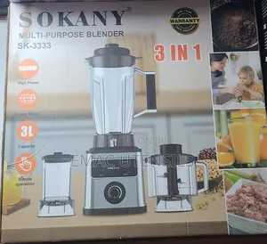 3in 1 Sokany Blender