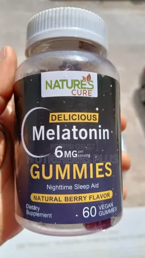 Nature's Cure Melatonin Sleeping Gummies for Adults