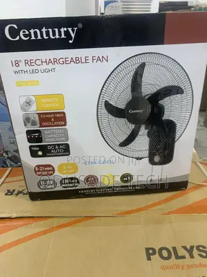 Eco Pro Century 18" Rechargeable Wall Fan FRCB 45